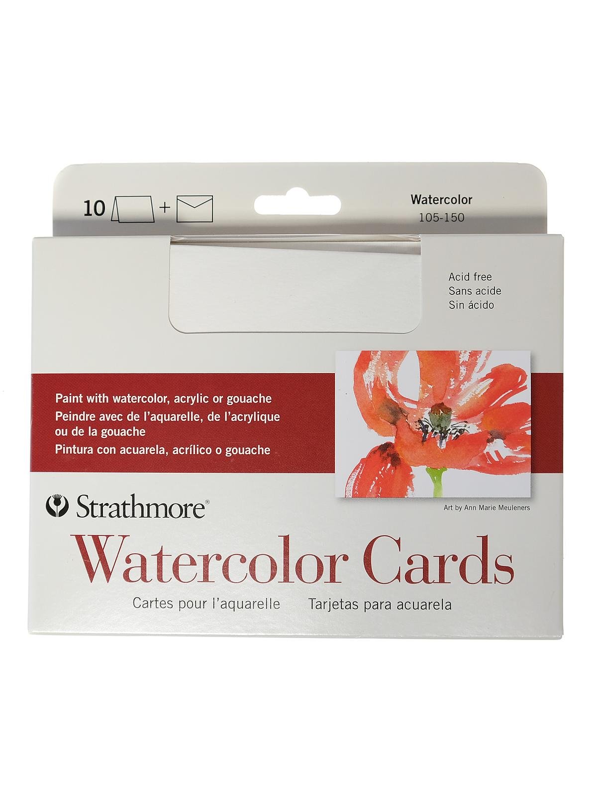 Strathmore Watercolor Blank Greeting Card