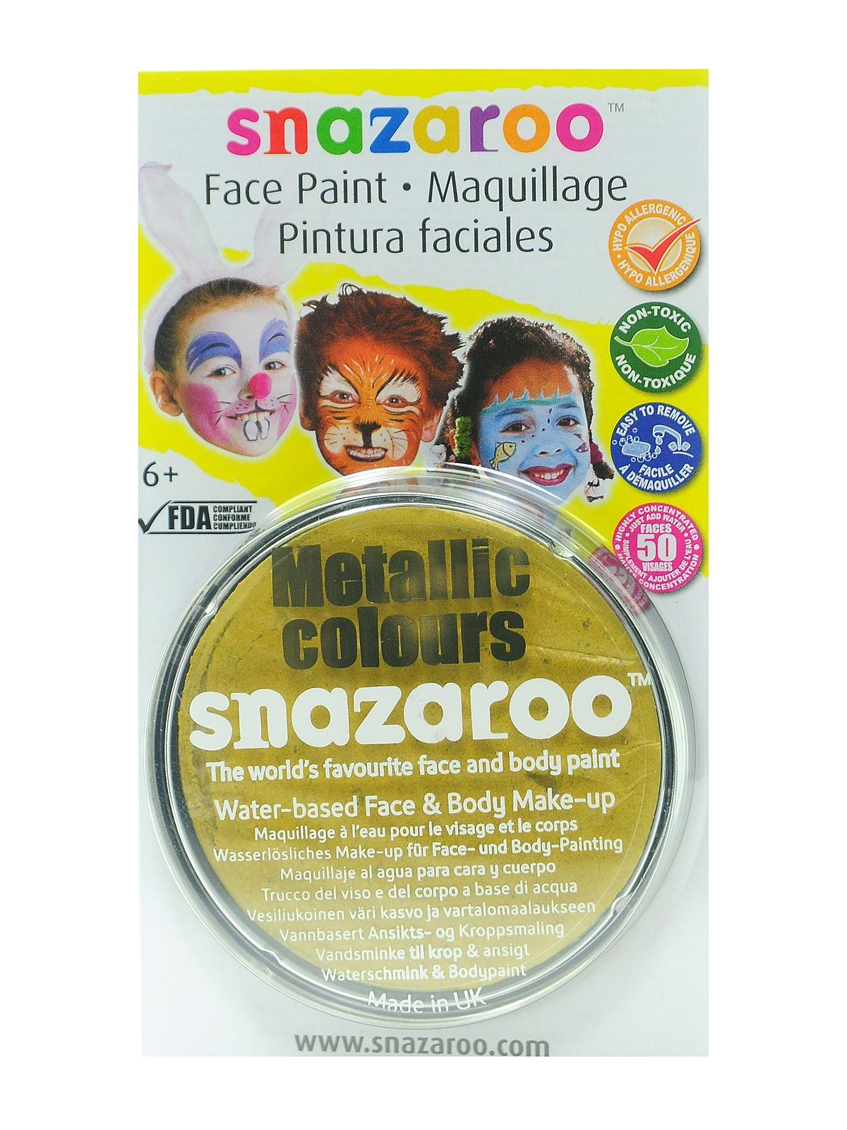 Snazaroo Face and Body Paint 18ml, Face Paint, Snazaroo Face Paint