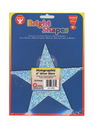 Hygloss - Bright Shape Cut Outs stars 6 in. holographic silver