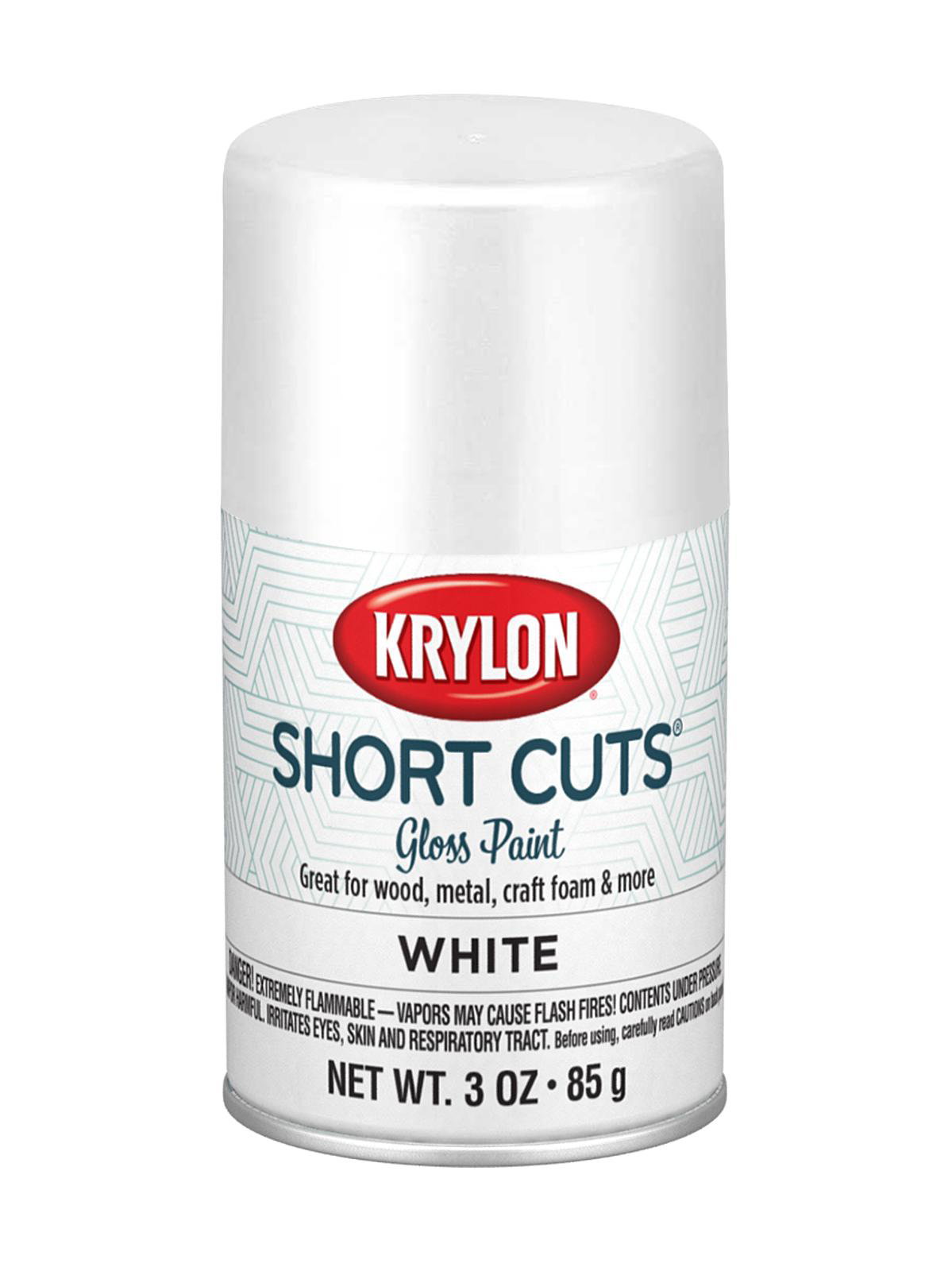 Krylon KSCS079 Short Cuts Aerosol Spray Paint, 3-Ounce, Clear Gloss 