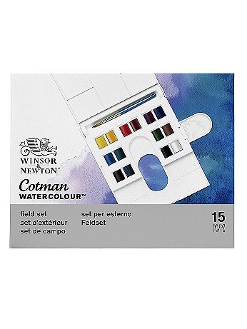 Winsor & Newton - Cotman Water Colour Compact Set - Set of 14
