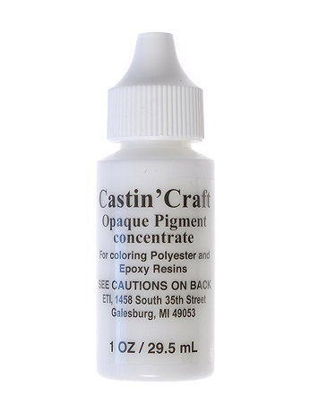 Castin' Craft - Opaque Pigments - White, Bottle, 1 oz.