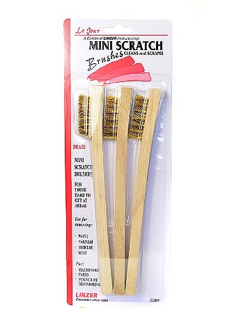 Linzer - Mini-Wire Brushes - Pack of 3