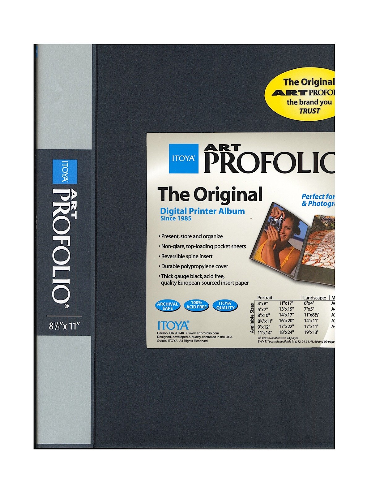  Itoya The Original Art Profolio 9x12-Inch Art Size  Storage/Display Book Bundle (2 x 24 Sheets) (2 Items) : Electronics