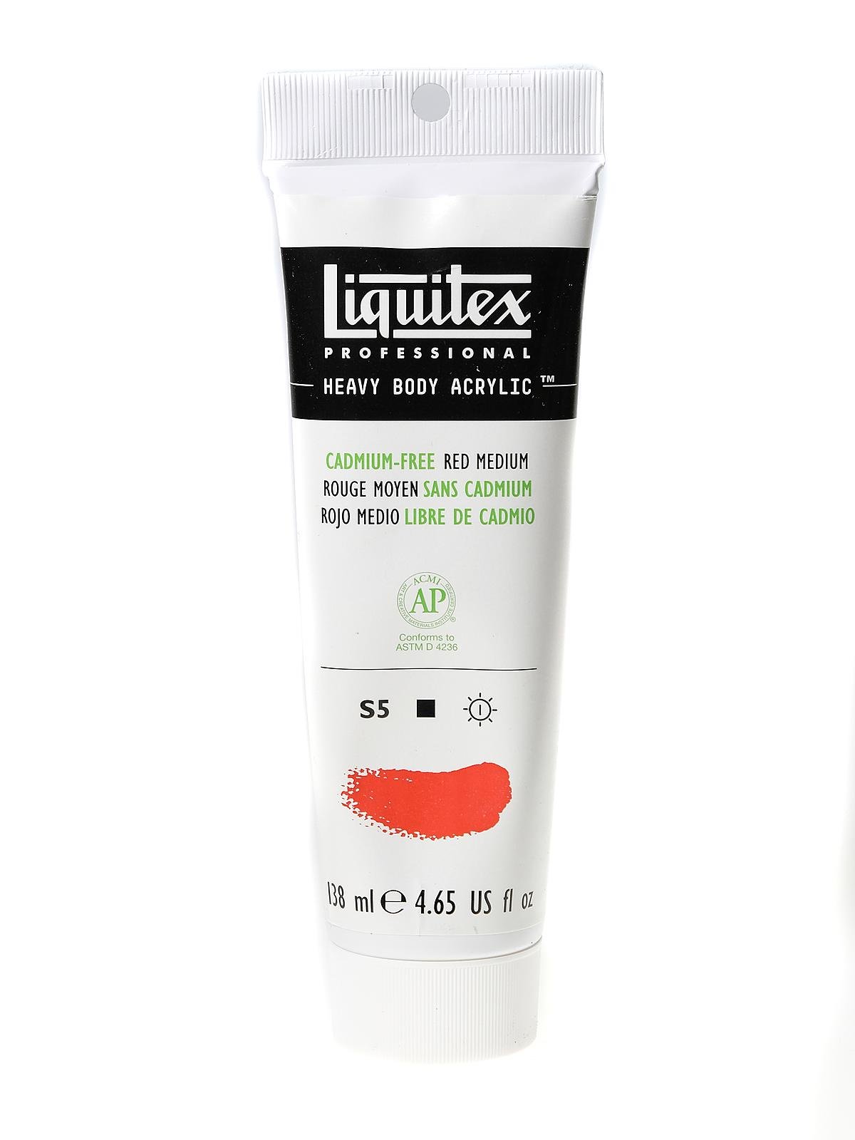Liquitex Professional Heavy Body Acrylic Paint, 4.65-oz (138ml) Tube,  Titanium White