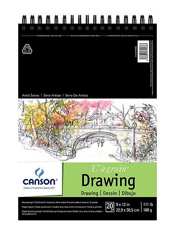 Canson - C à Grain Drawing Paper Pads - 9 in. x 12 in.