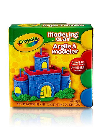 Crayola - Modeling Clay - Original, Set of 4 Colors