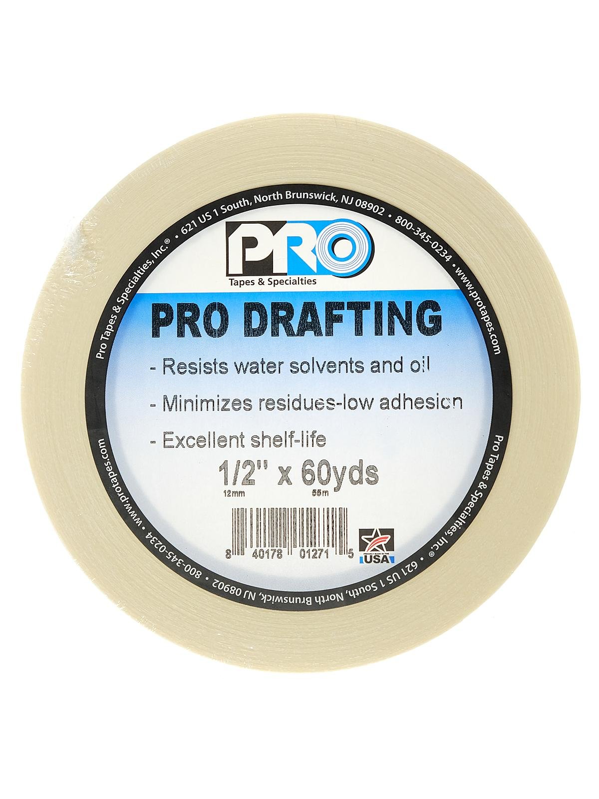 Pro Drafting Tape 1/2 x 60 Yard Roll
