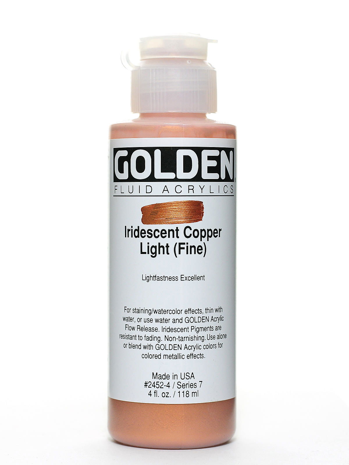 Iridescent Copper Light Fine