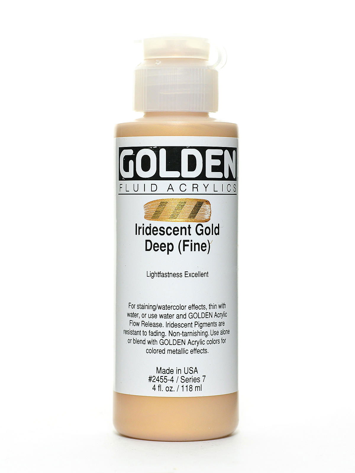 Iridescent Gold Deep Fine