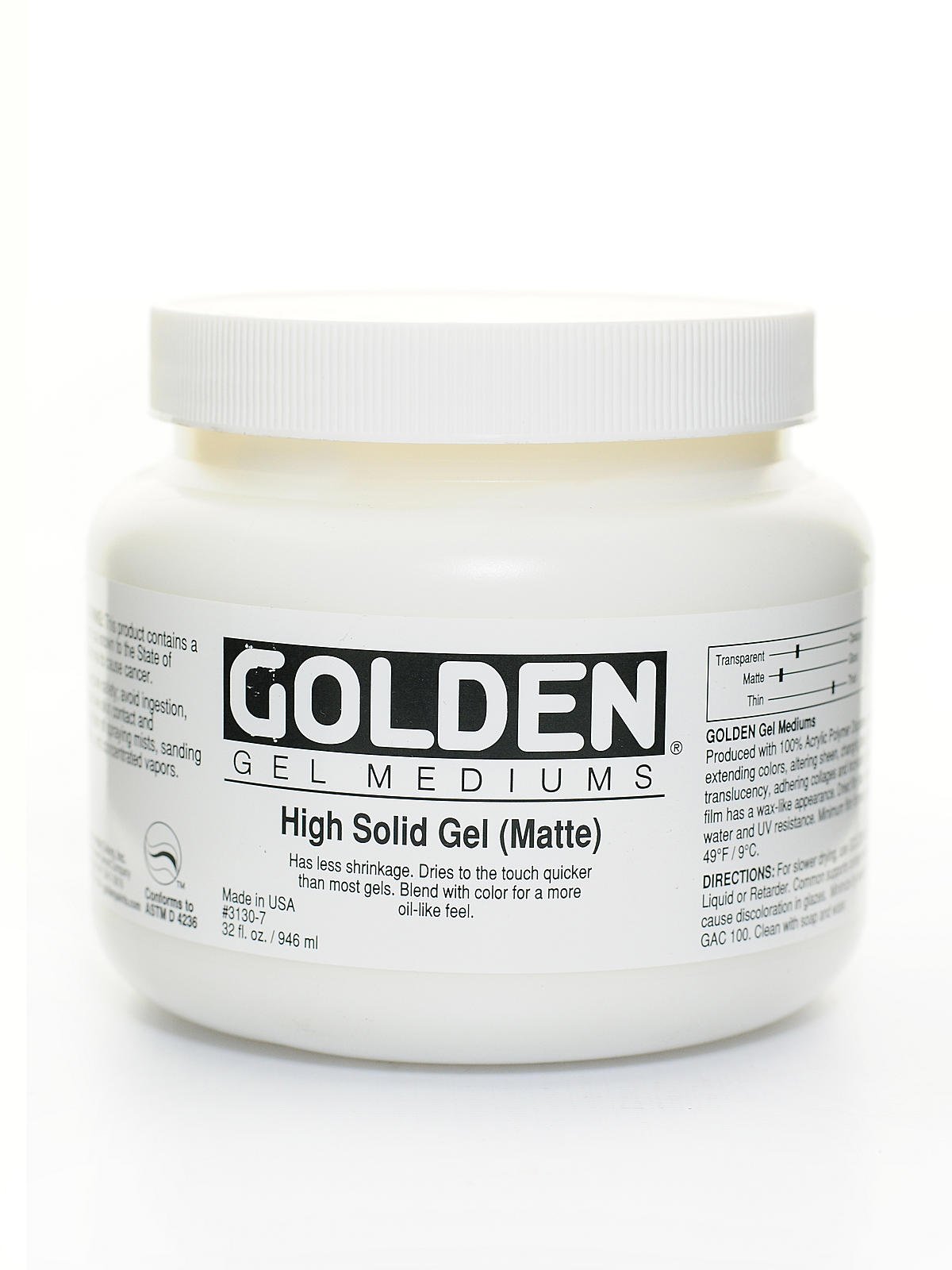 Golden Gel Mediums Soft Gloss 16 Oz. (3010-6)