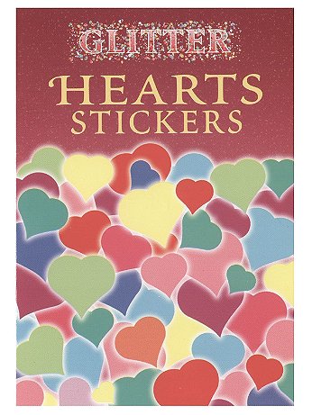 Dover - Glitter Hearts Stickers - Glitter Hearts Stickers