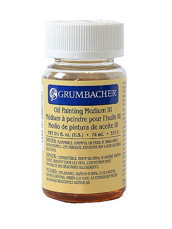 Grumbacher - Oil Painting Medium III - Each