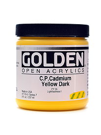 Golden Open Acrylic 5 oz - Cadmium Yellow Medium