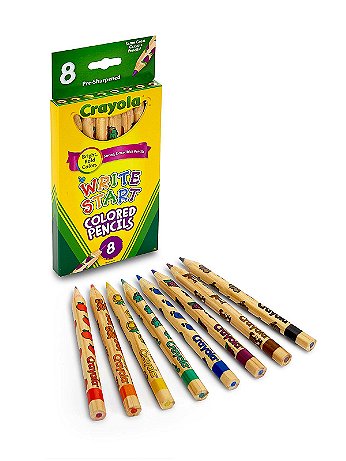 Crayola - Write Start Colored Pencils - Box of 8