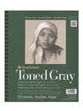 Strathmore - 400 Series Toned Sketch Paper Pads (Wirebound) gray 9 in. x 12 in. 50 sheets