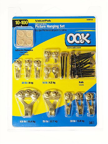 Ook - Valu-Pak Professional Picture Hanging Kit - Each