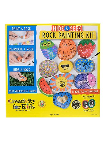 Creativity For Kids - Hide & Seek Rock Painting - Each