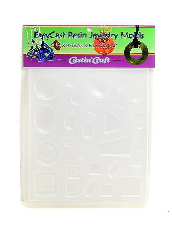 Castin' Craft - EasyCast Resin Jewelry Molds - Tray of 8 Shapes