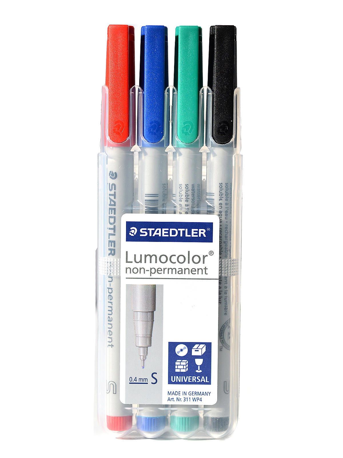 Staedtler Lumocolor Permanent Marker Set - Assorted, Superfine 