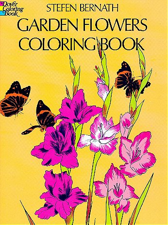Dover - Garden Flowers Coloring Book - Garden Flowers Coloring Book