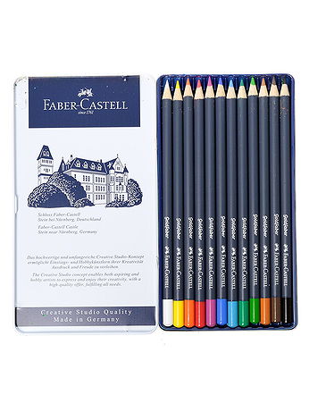 Faber-Castell - Goldfaber Color Pencil Tin Sets - Set of 12