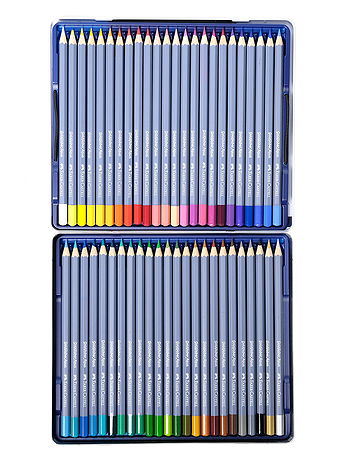 Faber-Castell - Goldfaber Aqua Watercolor Pencil Tin Sets - Set of 48