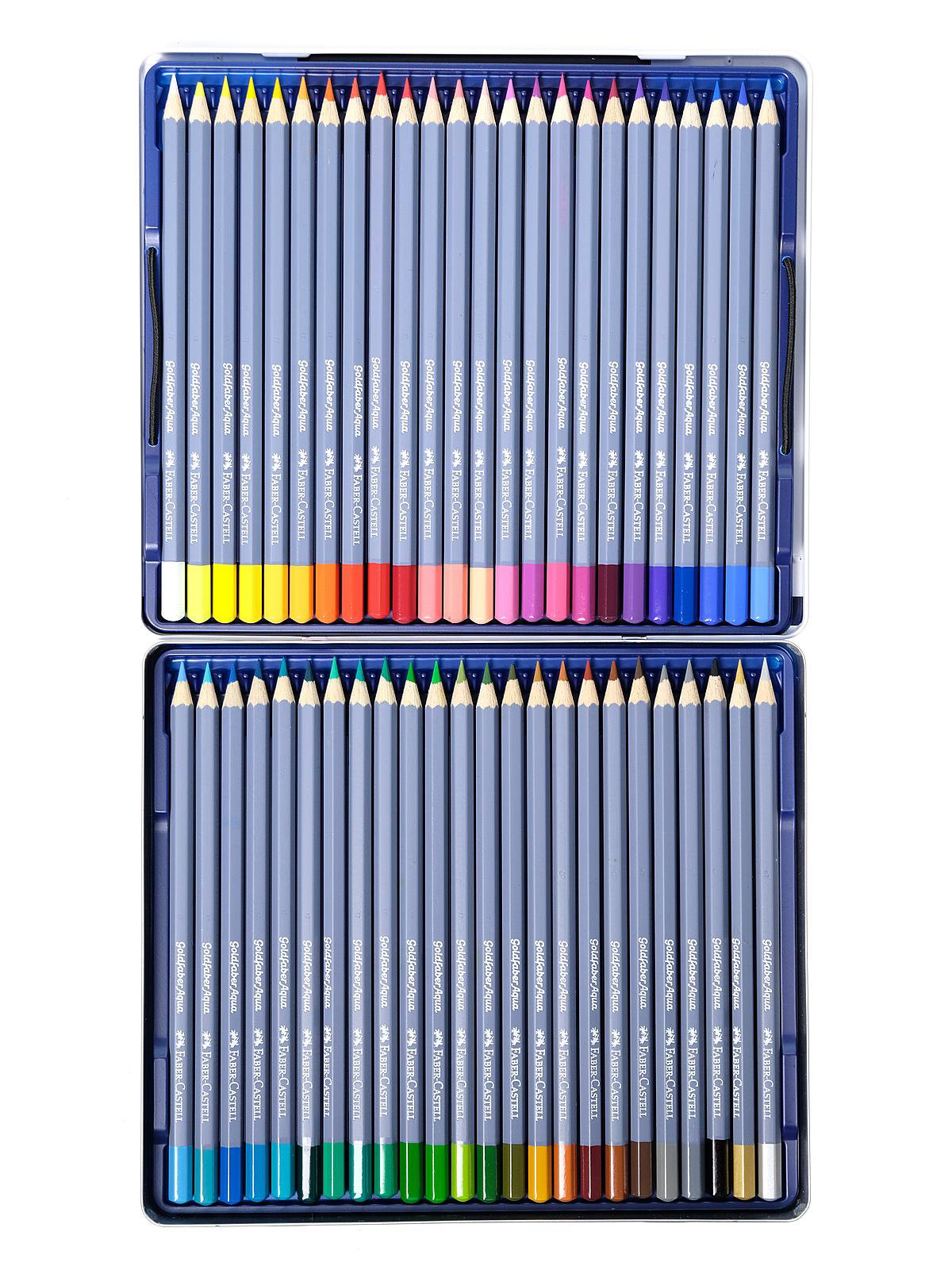 Goldfaber Aqua Watercolor Pencils, Tin of 48 - #114648 – Faber