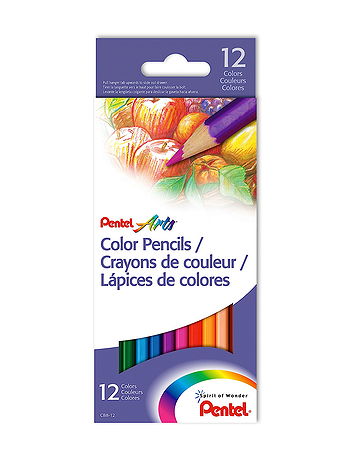 Pentel - Colored Pencil Assortments - Set of 12