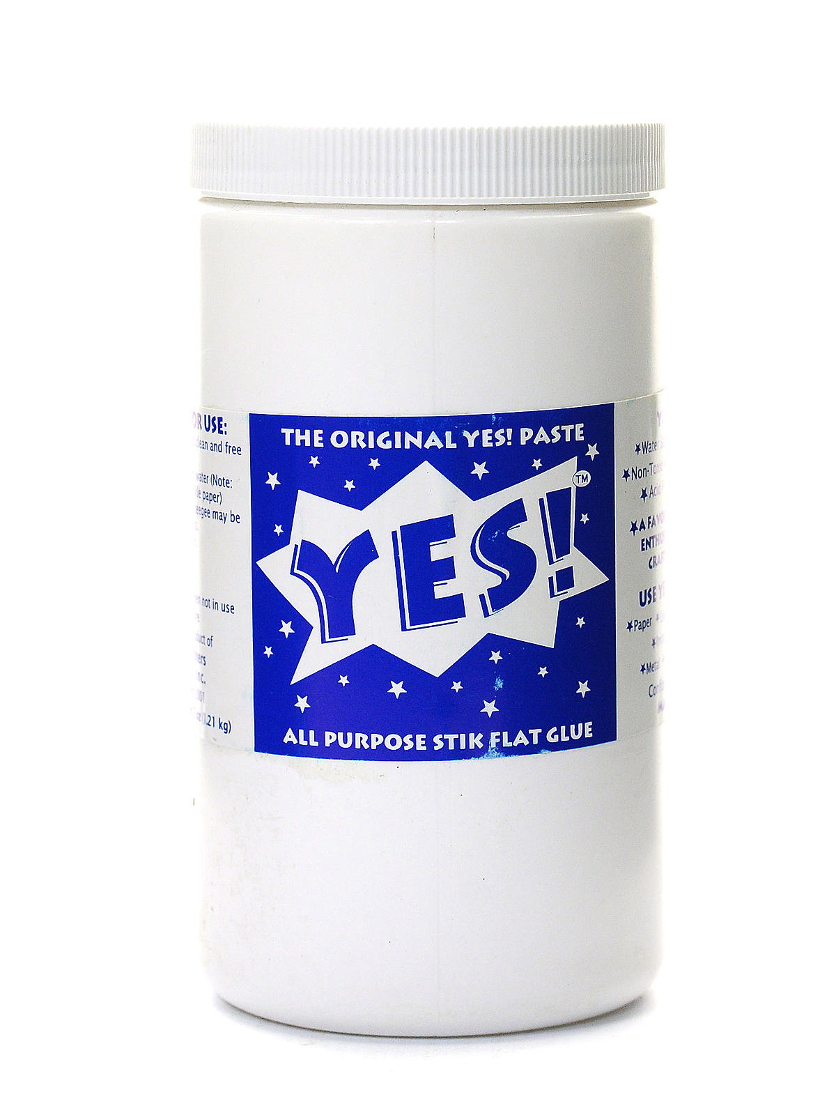 Yes! Paste Non-Toxic Water Based Glue, 19 Oz Jar, White - Dutch Goat