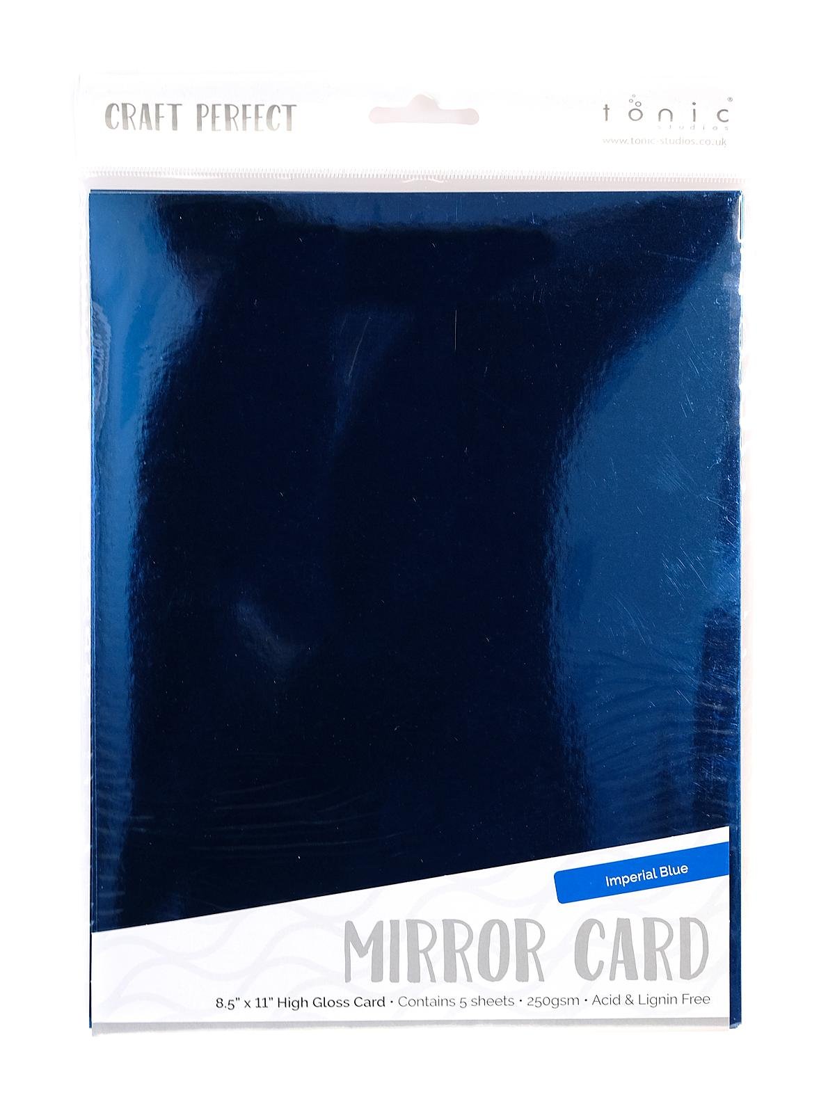Mirror Rose Gold Mirror 8 1/2 x 11 Cardstock - Single Sheet