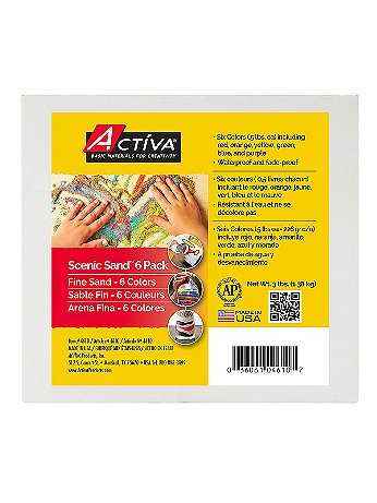 Activa Products - Scenic Sand Vivid Color Assortment - Set of 6