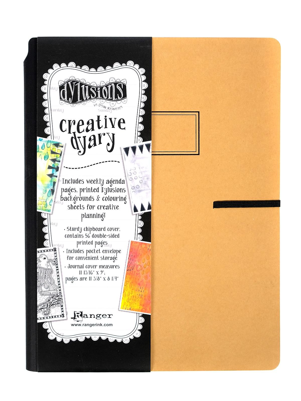 Dylusions 'CREATIVE JOURNAL' 8x8 Art Book (Choose from 2) Ranger Mix Media