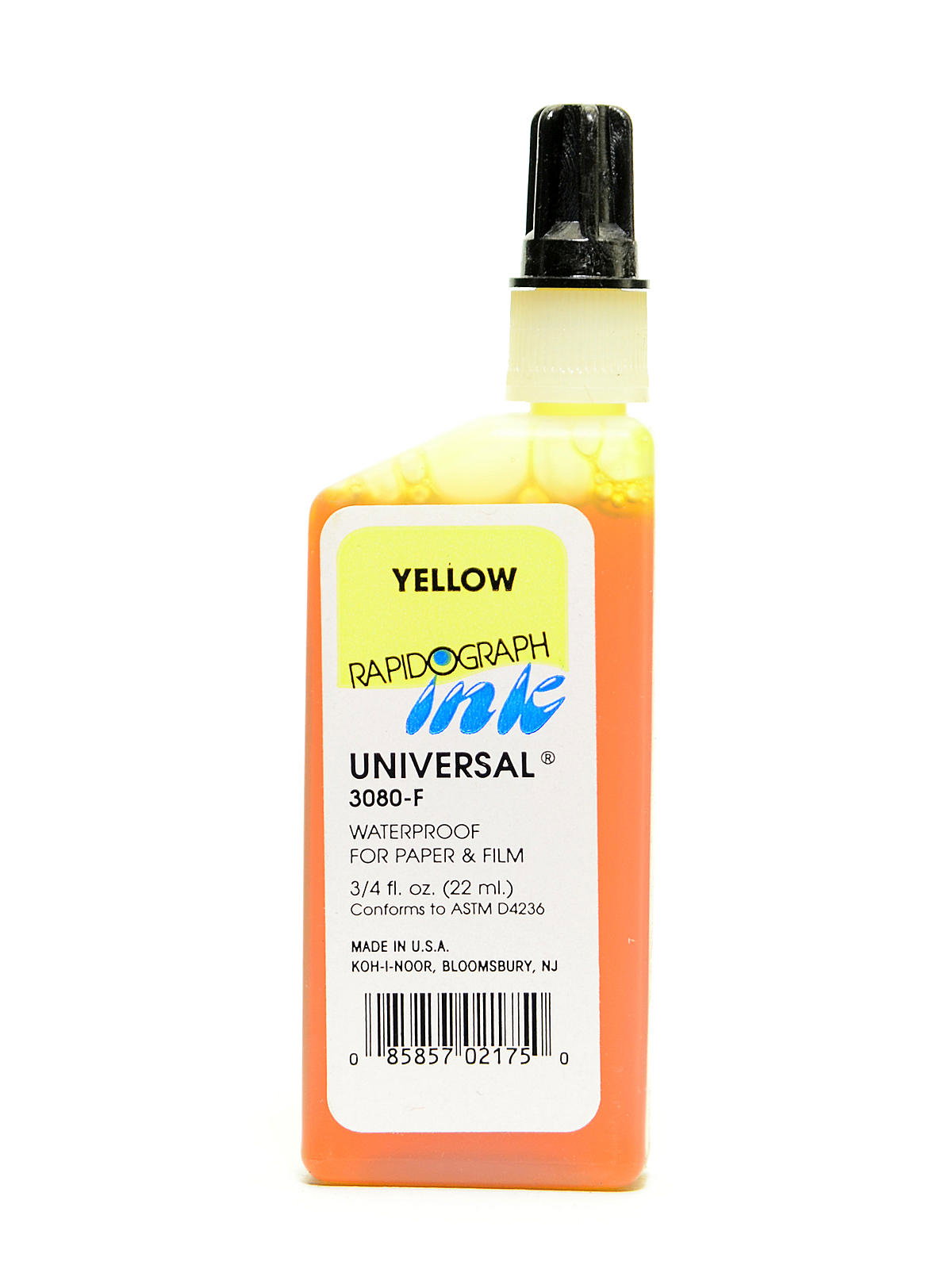  Koh-I-Noor Ultradraw Pigment-Based Ink, 0.75 Ounce Bottle,  Black (3085F.BLA) : Everything Else