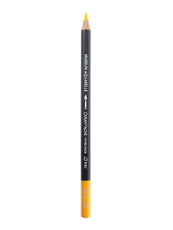Caran d'Ache - Museum Aquarelle Colored Pencils - Golden Yellow, 020