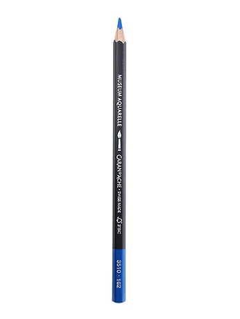 Caran d'Ache - Museum Aquarelle Colored Pencils - Phthalocyanine Blue, 162