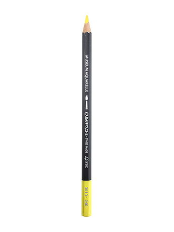 Caran d'Ache - Museum Aquarelle Colored Pencils - Lemon Yellow, 240