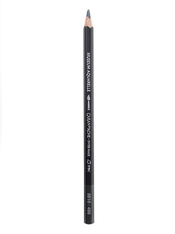 Caran d'Ache - Museum Aquarelle Colored Pencils - Slate Grey, 495