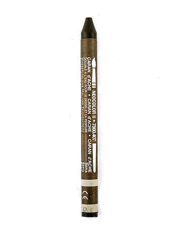 Caran d'Ache - Neocolor II Aquarelle Water Soluble Wax Pastels - Sepia