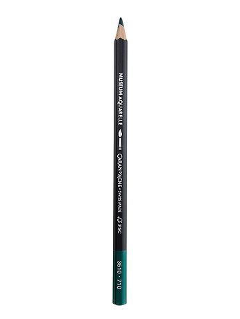 Caran d'Ache - Museum Aquarelle Colored Pencils - Phthalocyanine Green, 710