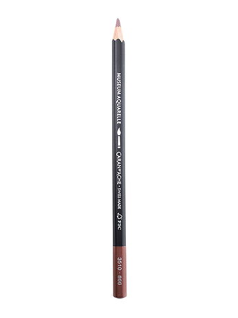 Caran d'Ache - Museum Aquarelle Colored Pencils - Burnt Sienna 50%, 866