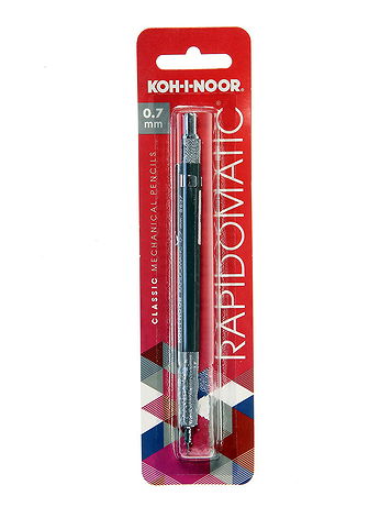 Koh-I-Noor - Rapidomatic Mechanical pencil - 5637 Grey Barrel, 0.7 mm, Each Carded