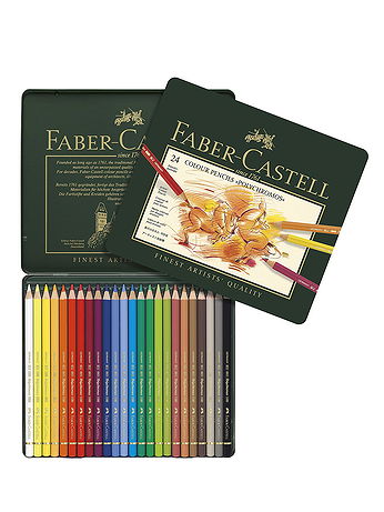 Faber-Castell - Polychromos Colored Pencil Sets - Set of 24