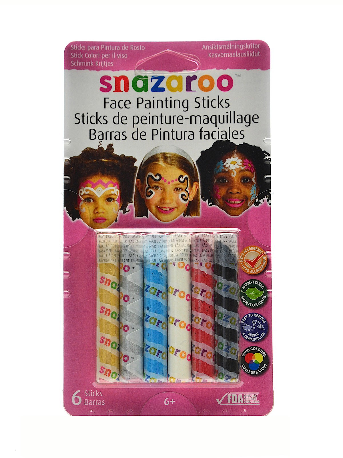 Snazaroo™ Primary Face Painting Sticks Set