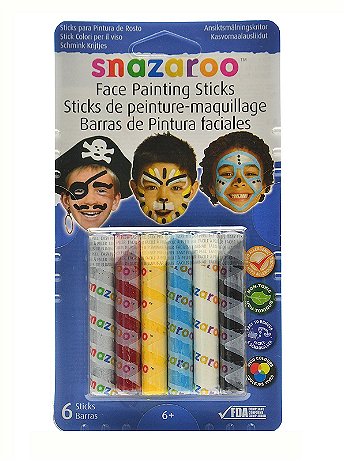 Snazaroo - Face Painting Sticks Sets - Adventure, Set of 6