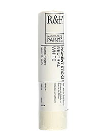 R & F Handmade Paints Pigment Sticks Neutral White 188 ml