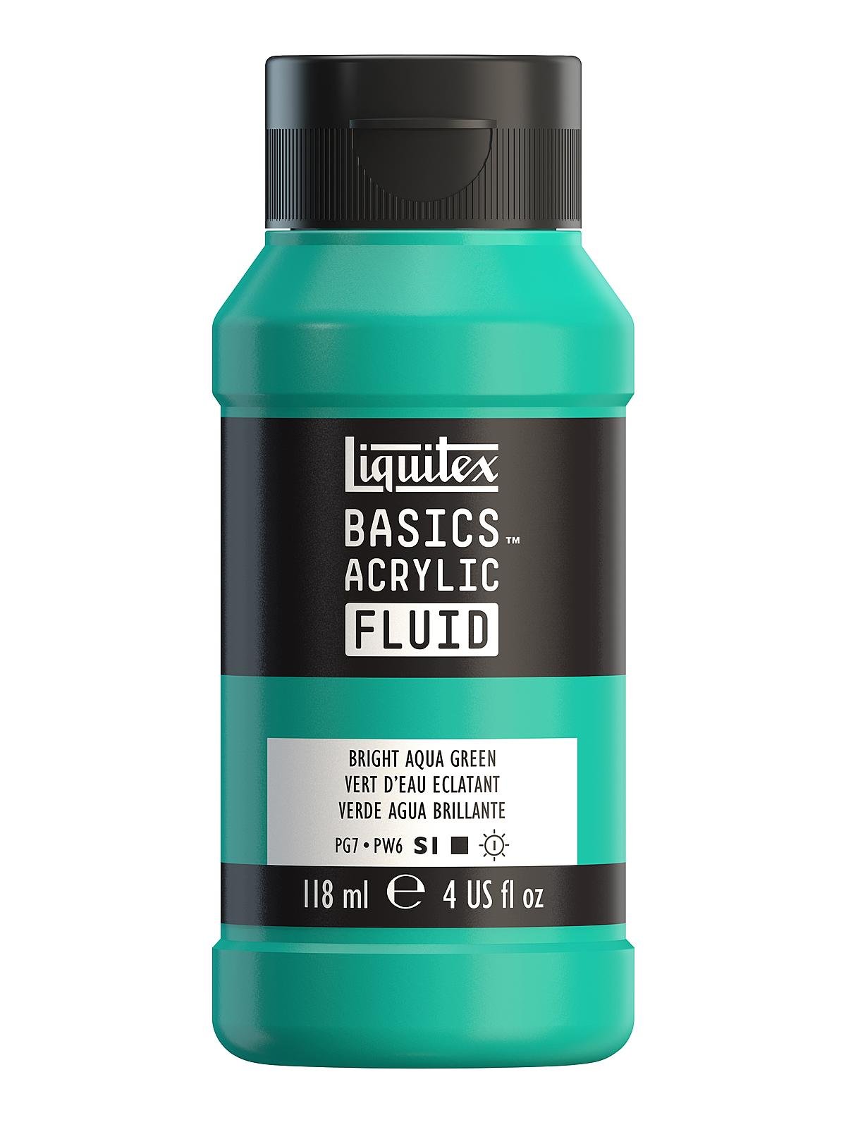Liquitex Basics Acrylic Paint Light Green Permanent 4 oz