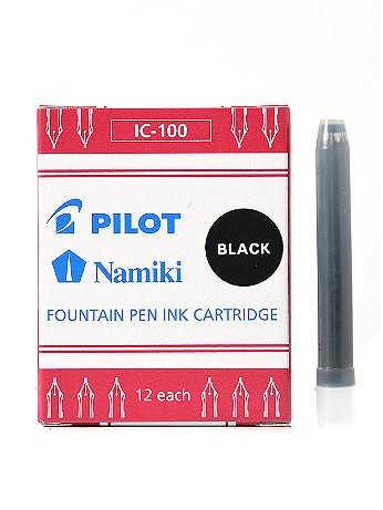 Pilot - Namiki Fountain Pen Refills - Black, Box of 12