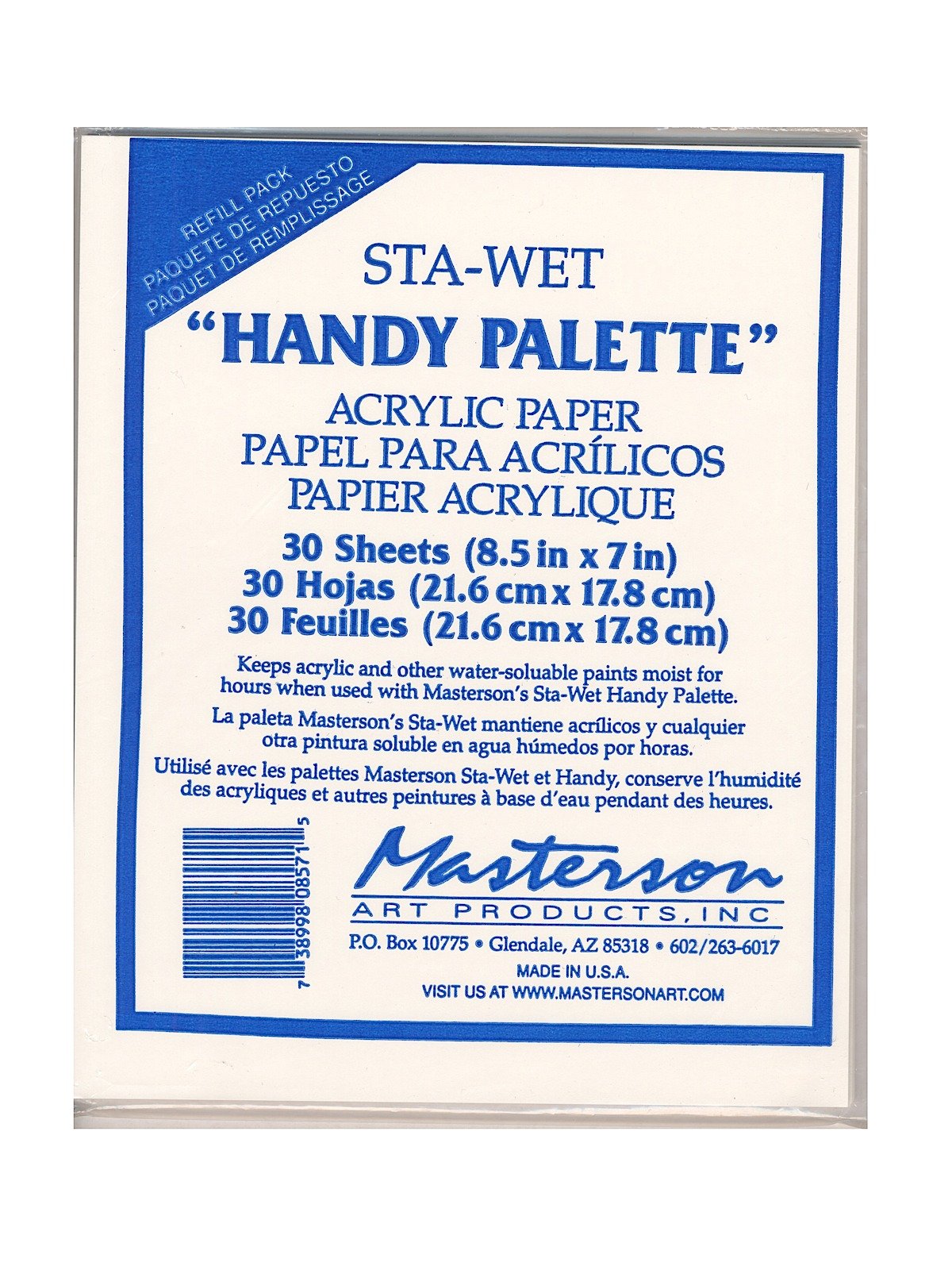Handy Palette by Masterson Art Procucts - Brushes and More