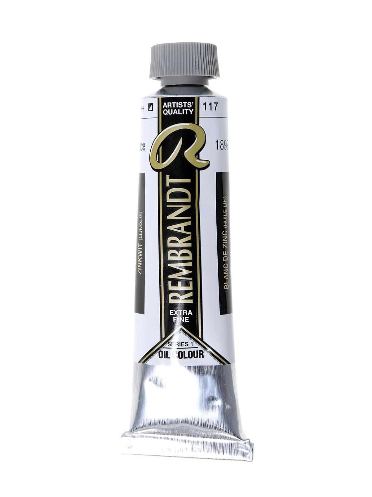 Rembrandt Artists' Oil Color - Oxide Black, 40 ml Tube